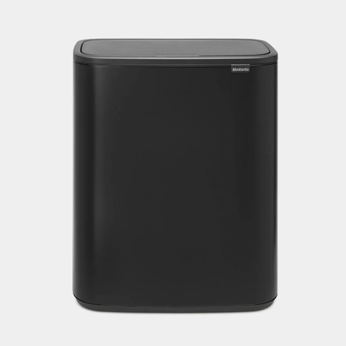 AFVALEMMER 60L  BO TOUCH BIN MATT BLACK BRABANTIA 